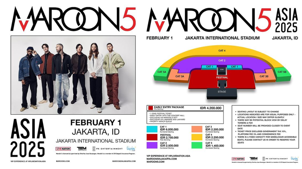 Maroon 5 Jakarta