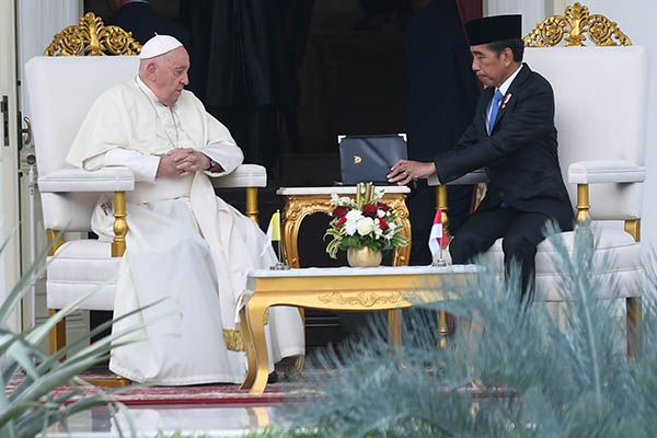 Paus Fransiskus dan Presiden Jokowi